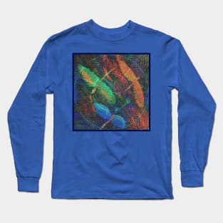 Abstract Dragonflies Long Sleeve T-Shirt